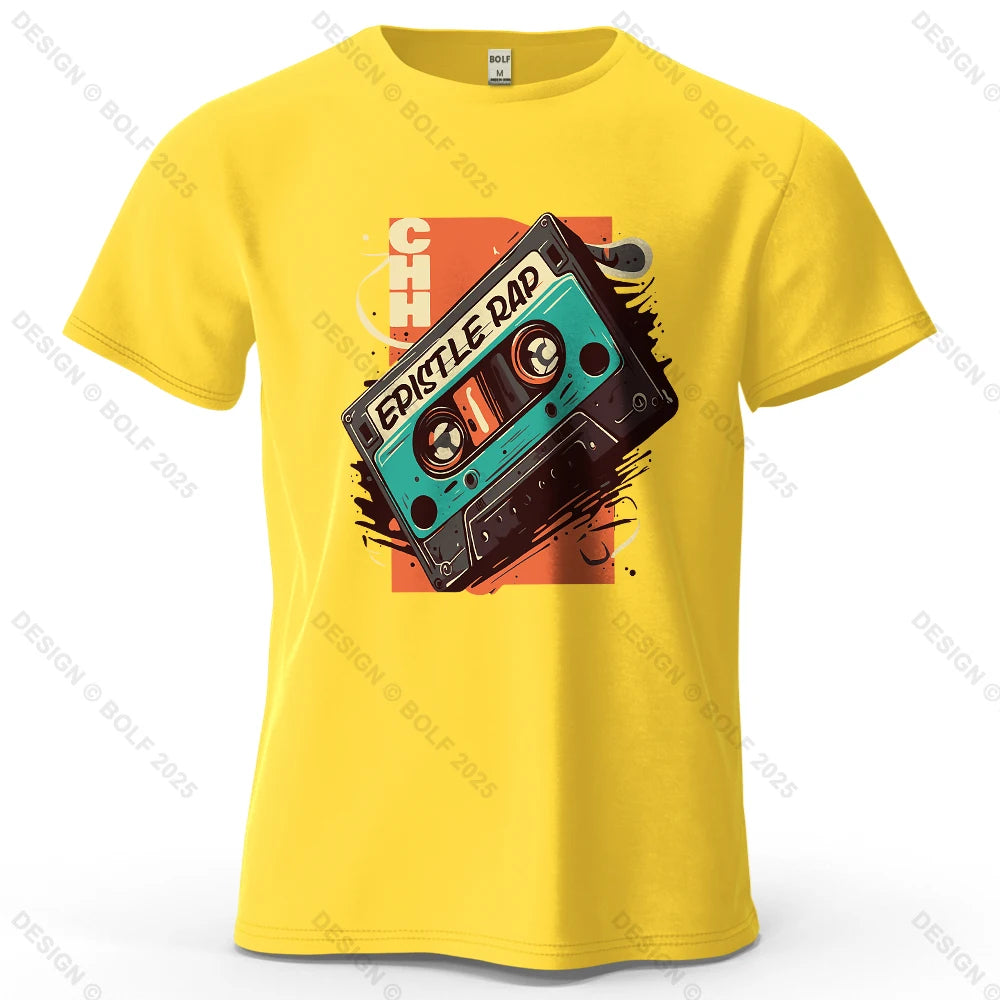 Cassette Tape Retro Music Oversized T-Shirt