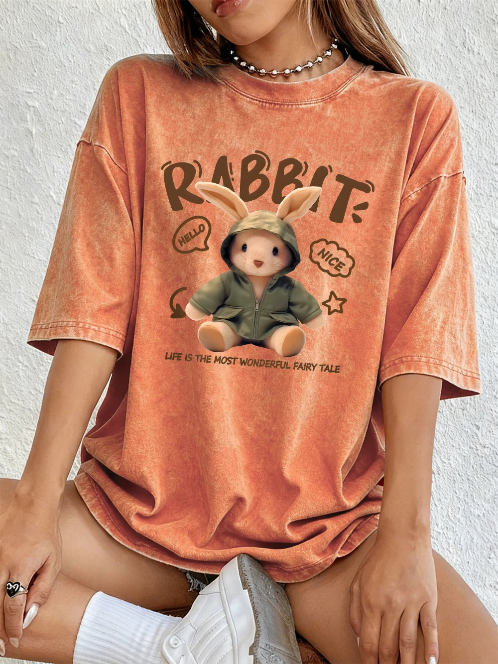 Life Is The Most Wonderful Fairy Tail Women's Cotton Washed T-Shirt