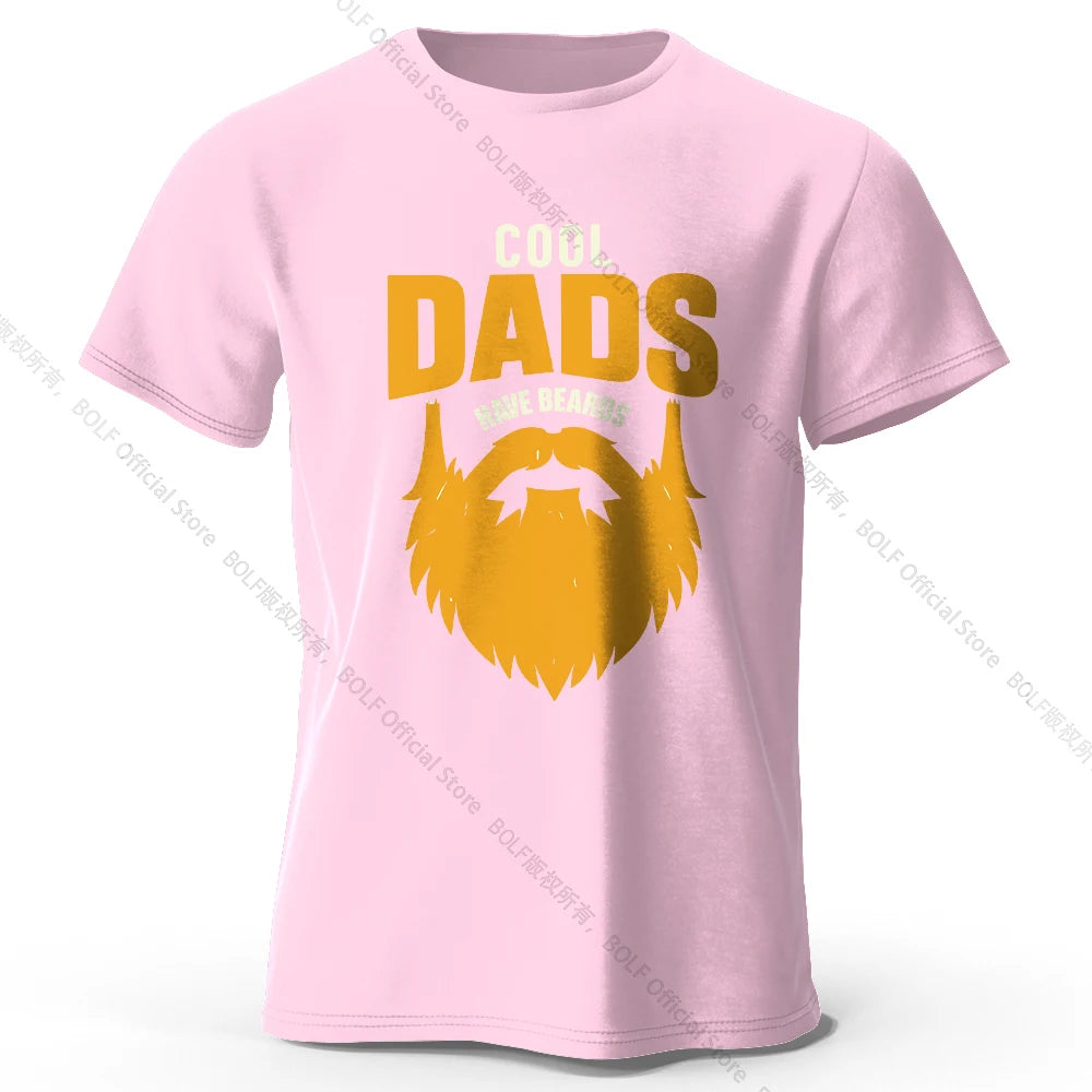 Cool Dad With Beards – Oversized Unisex Cotton T-Shirt