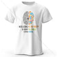 Funny Brain Power Printed 100% Cotton T-Shirt