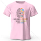 Funny Brain Power Printed 100% Cotton T-Shirt