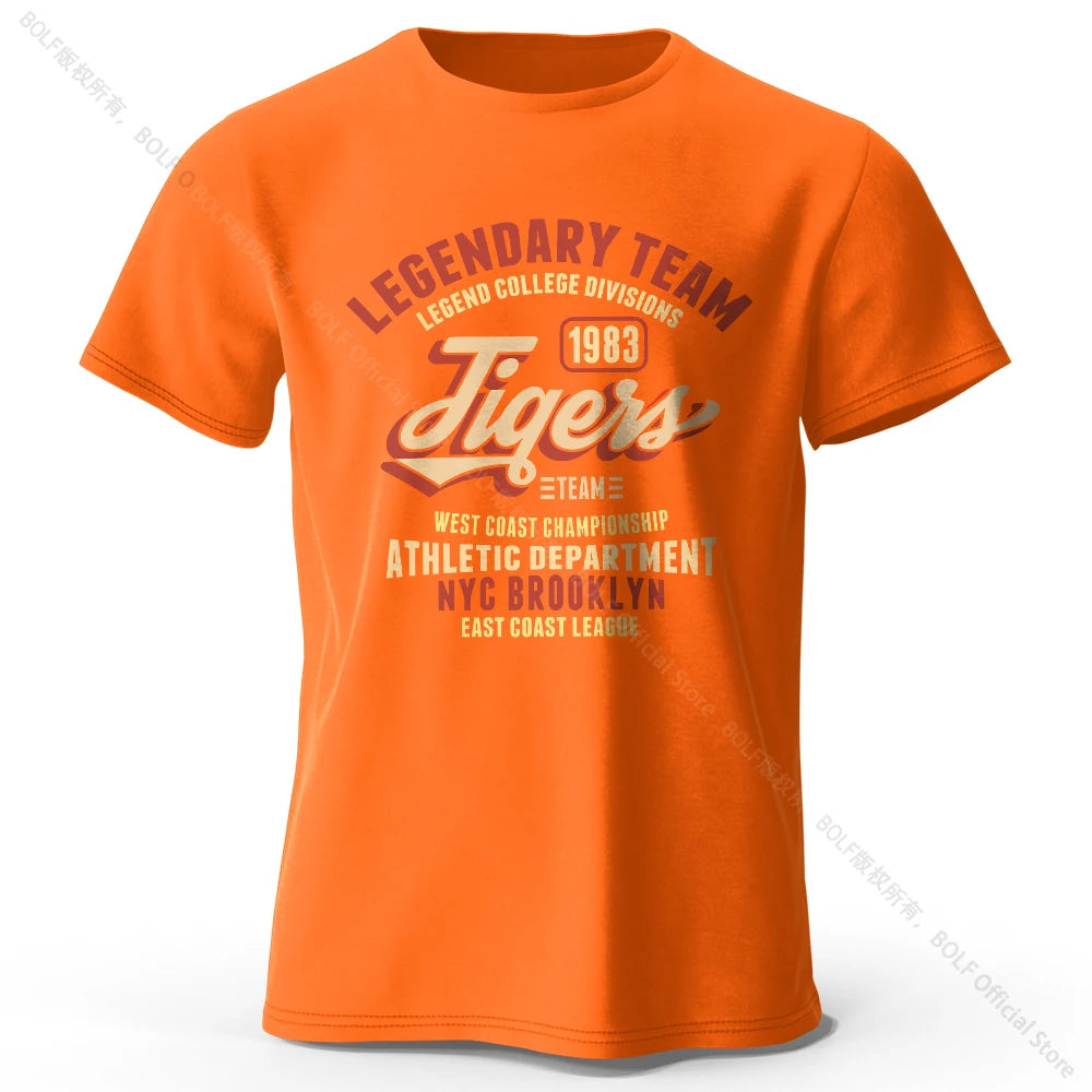 Minimalist Tiger Silhouette Oversized Cotton T-Shirt