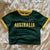 Australia Day Crop Top - Women's Polyester