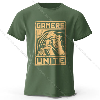 Gamers Unite – Oversized Unisex Cotton T-Shirt