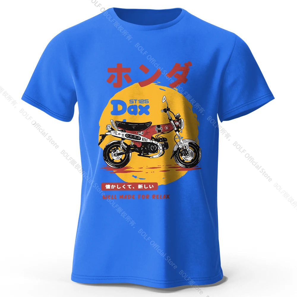 Retro Bike Art – Slim Fit Cotton T-Shirt