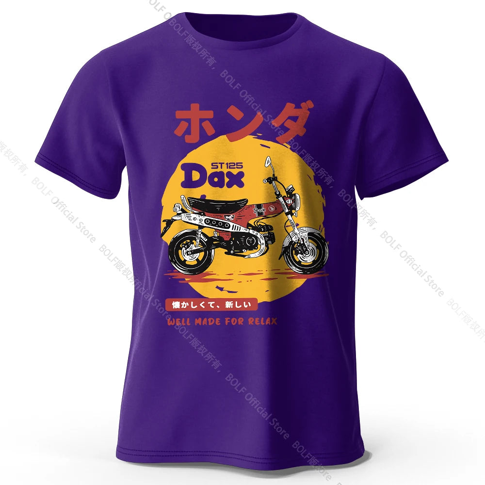 Retro Bike Art – Slim Fit Cotton T-Shirt