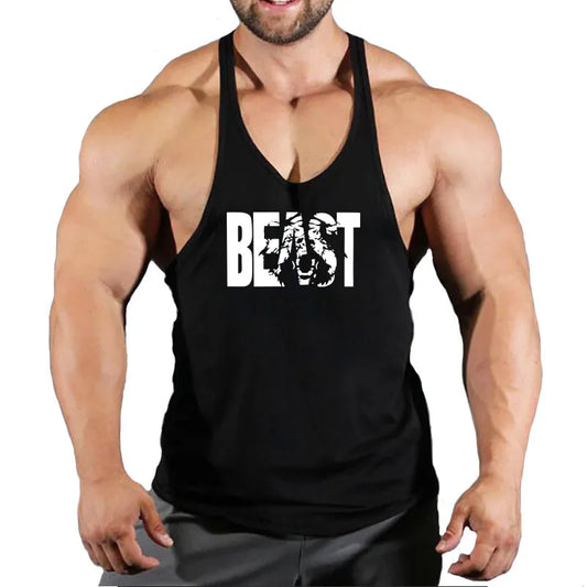 Beast Men's Gym Stringer Tank