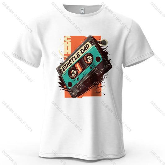 Cassette Tape Retro Music Oversized T-Shirt