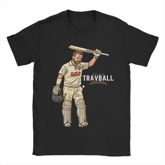 Travball Head Australia Cricket Tee - Premium Cotton