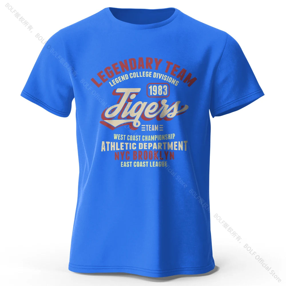 Minimalist Tiger Silhouette Oversized Cotton T-Shirt