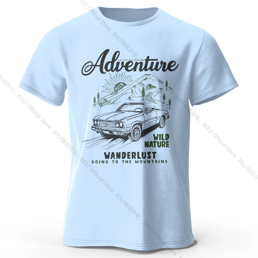 Americana Road Trip Medal – 100% Cotton Unisex T-Shirt