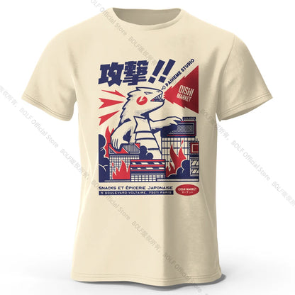Urban Anime Dinosaur – Unisex Graphic T-Shirt