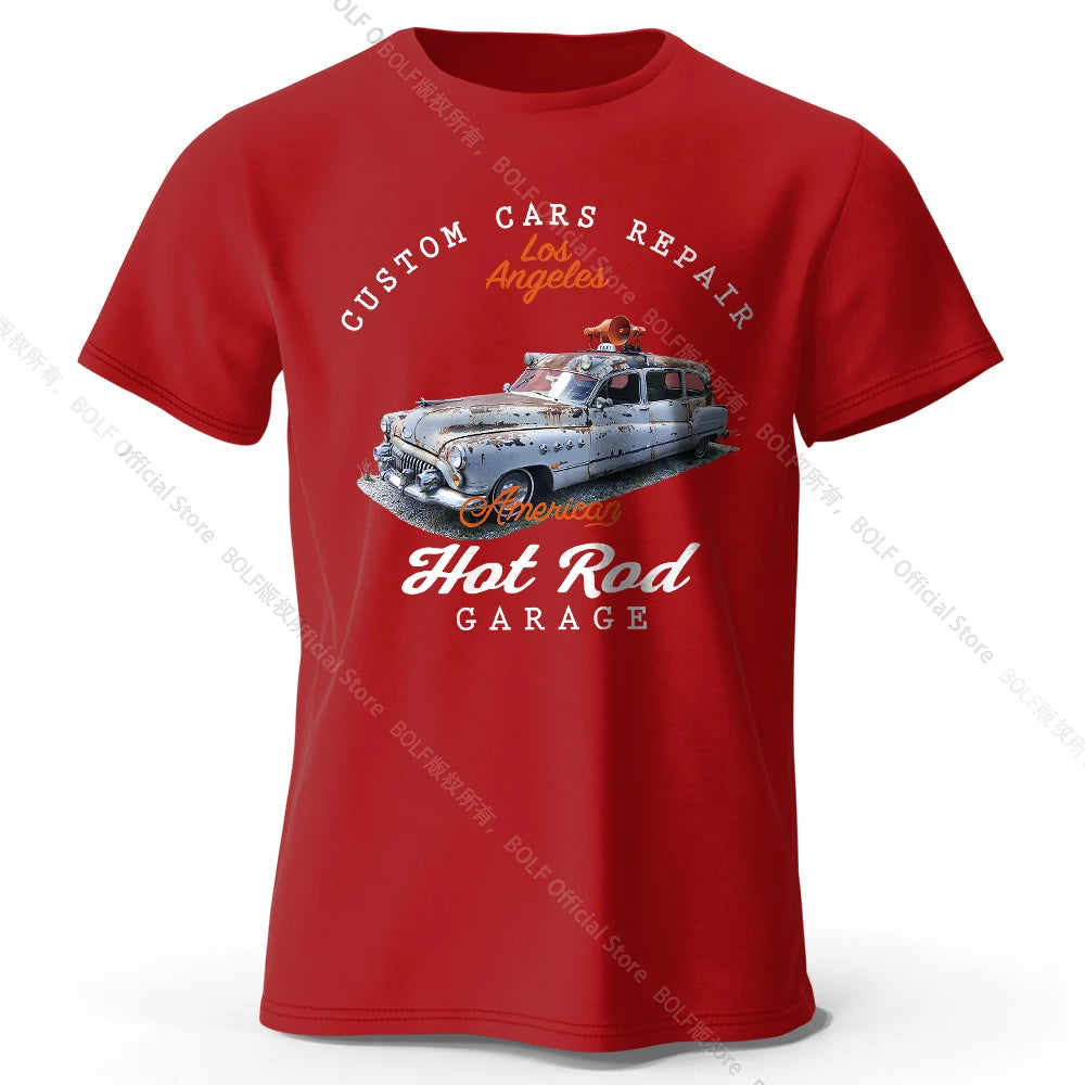 Custom Car Club Patch – 100% Cotton Unisex T-Shirt
