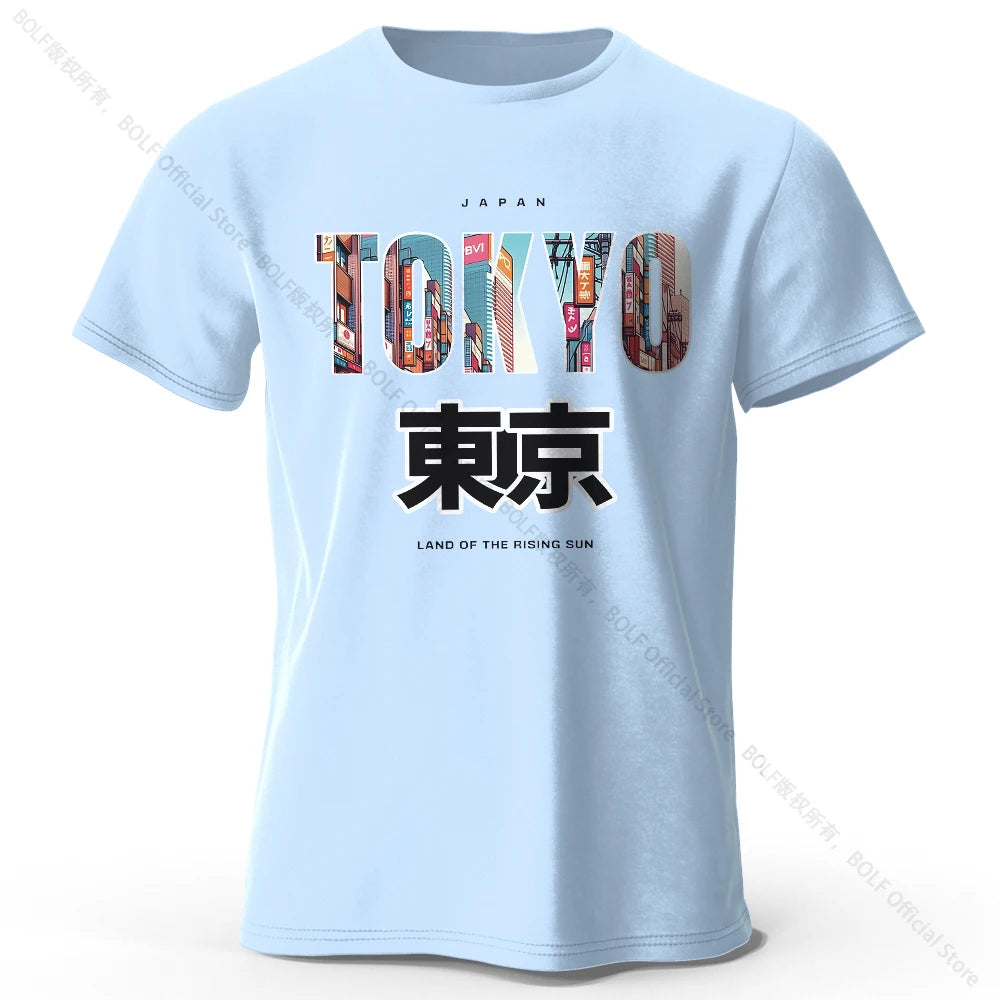 Tokyo Printed Fashion Forward 100% Cotton T-Shirt