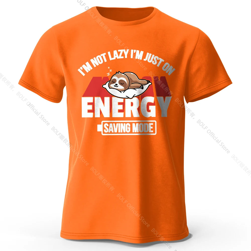 Saving Mode – Oversized Unisex Cotton T-Shirt