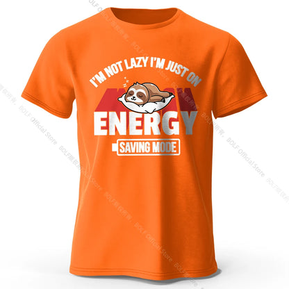 Saving Mode – Oversized Unisex Cotton T-Shirt