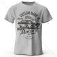 Motors Print – Oversized Unisex Cotton T-Shirt