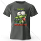 Cartoon Alligator Print 100% Cotton T-Shirt