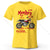 Vintage Motorcycle Sketch – 100% Cotton Unisex T-Shirt