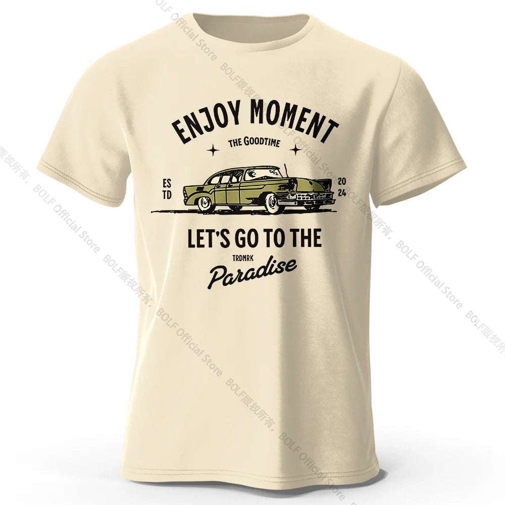 Enjoy Moment – Oversized Unisex Cotton T-Shirt