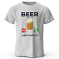 Beer Is Calling – Oversized Unisex Cotton T-Shirt