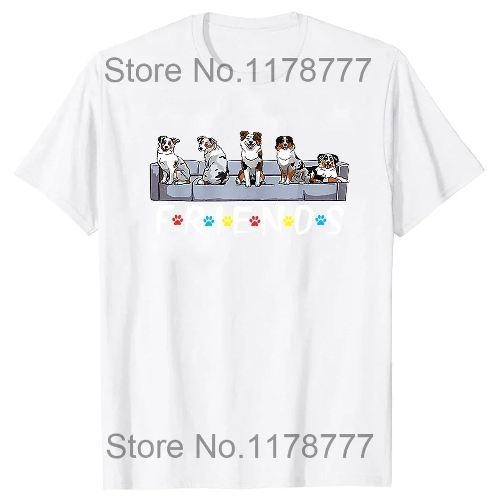 Australia Day Shepherd Dog T-Shirt - Premium Cotton