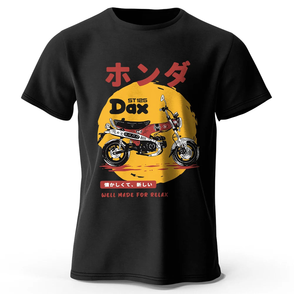 Retro Bike Art – Slim Fit Cotton T-Shirt