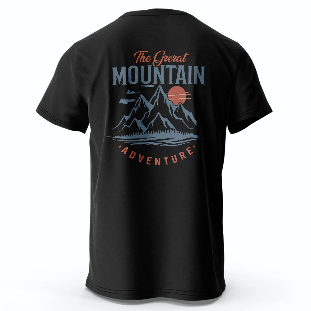 Hiking Outdoor – Unisex Cotton Sport T-Shirt