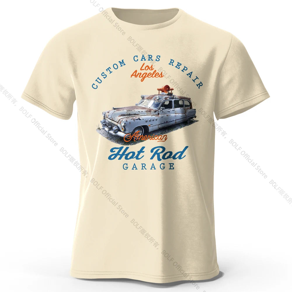 Custom Car Club Patch – 100% Cotton Unisex T-Shirt