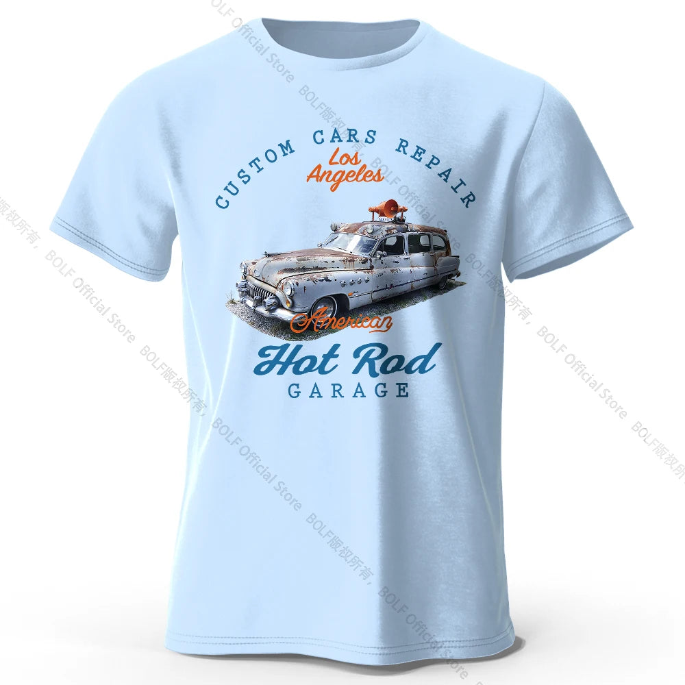 Custom Car Club Patch – 100% Cotton Unisex T-Shirt