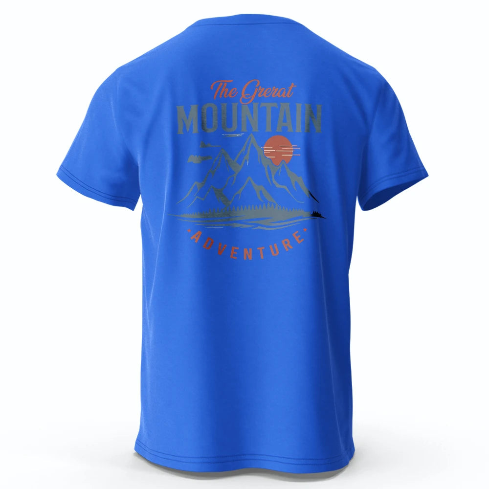 Hiking Outdoor – Unisex Cotton Sport T-Shirt
