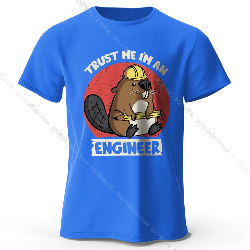 Trust Me I’m An Engineer – Oversized Unisex Cotton T-Shirt
