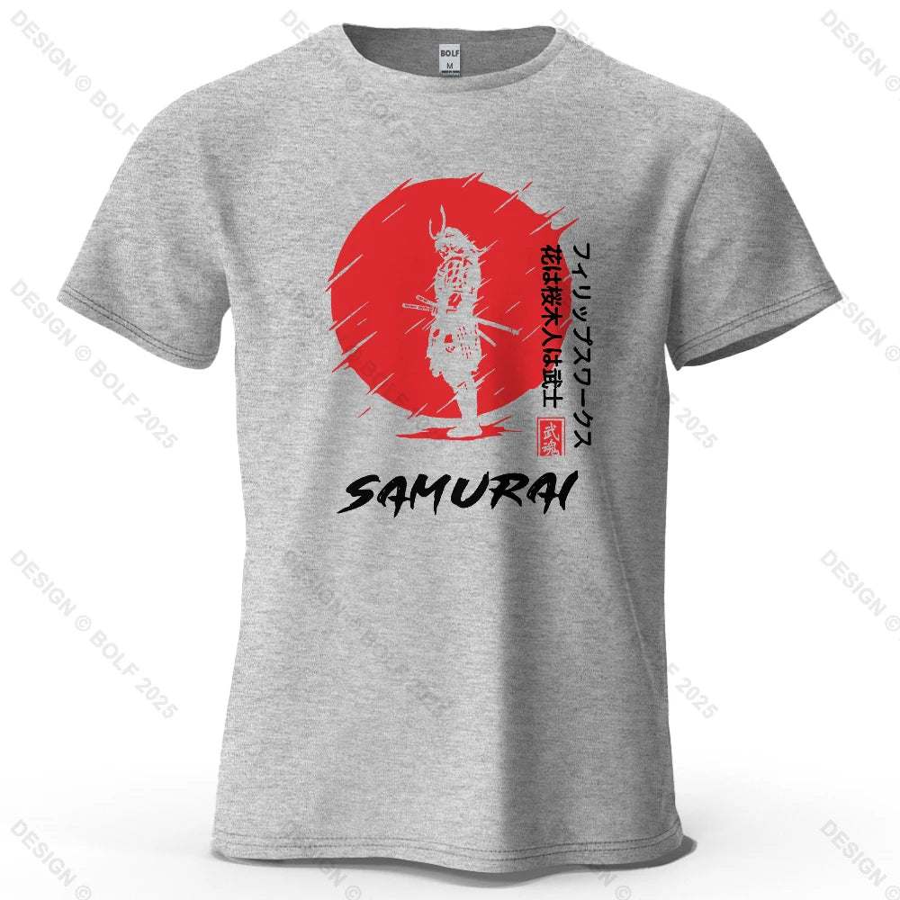 Sunset Samurai Oversized Graphic T-Shirt