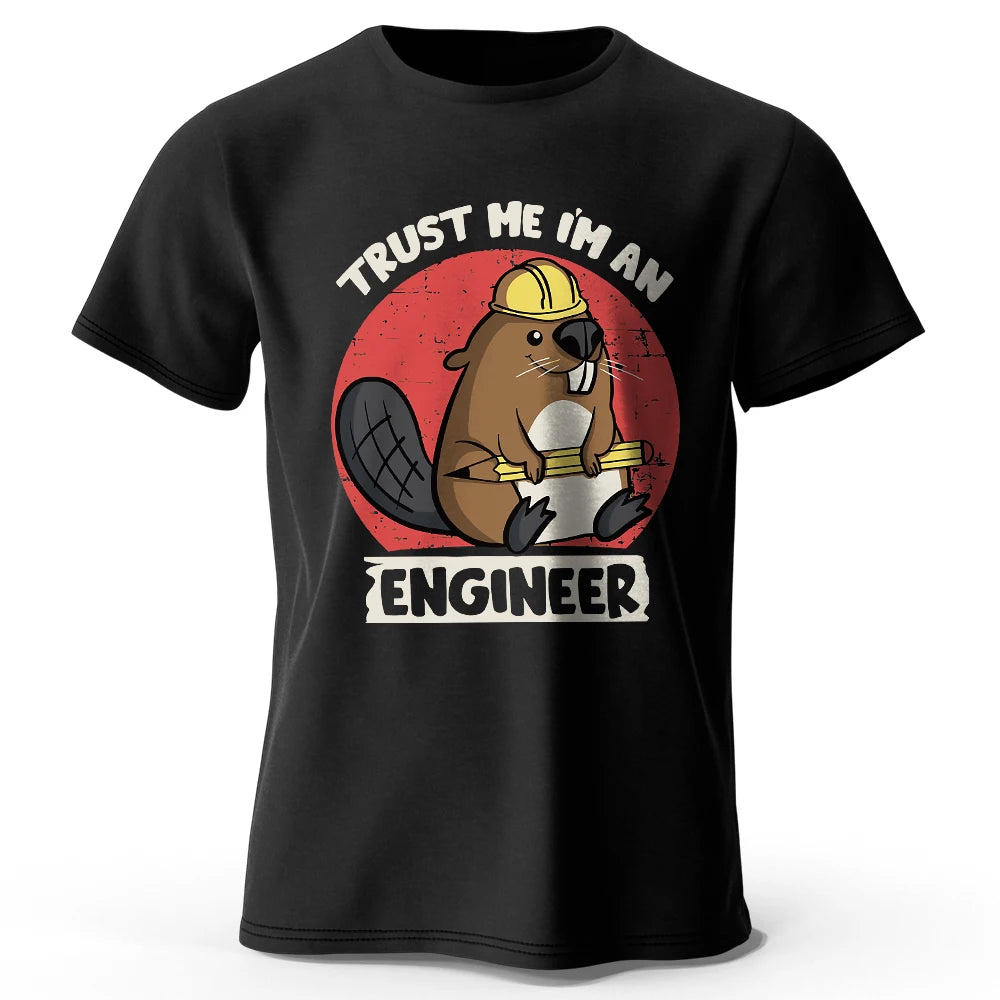 Trust Me I’m An Engineer – Oversized Unisex Cotton T-Shirt