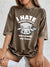 I Hate Morning People Women's Cotton Washed T-Shirt