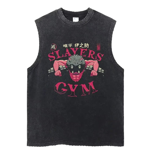 Slayers Gym oversized Tank top 100% cotton