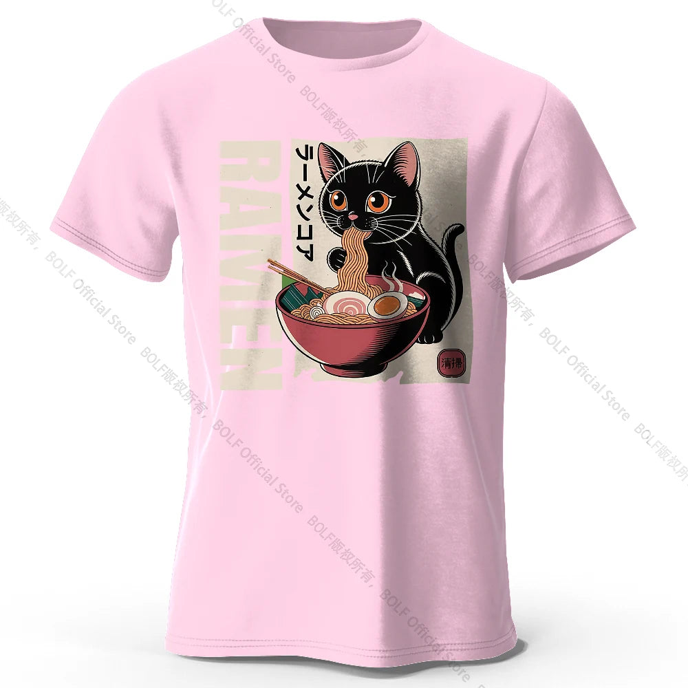 Ramen Print – Oversized Unisex Cotton T-Shirt