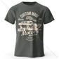 Motors Print – Oversized Unisex Cotton T-Shirt