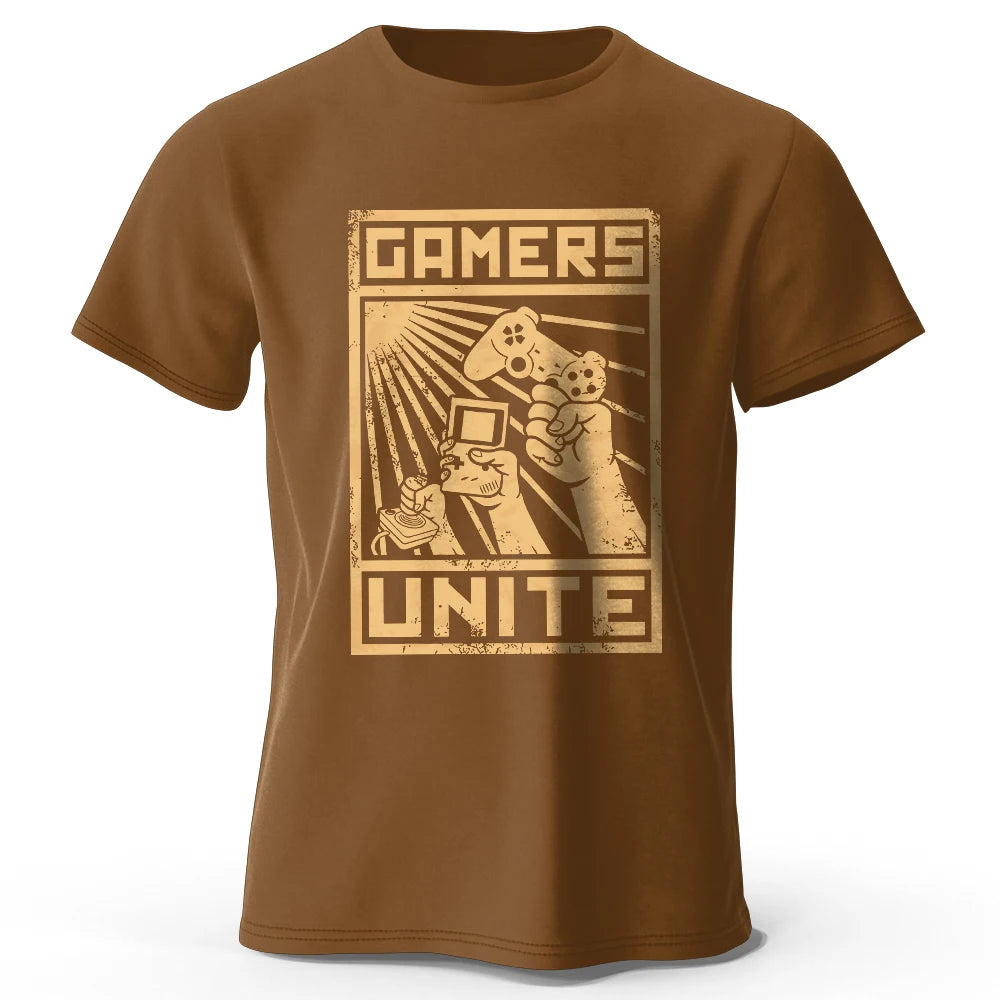 Gamers Unite – Oversized Unisex Cotton T-Shirt
