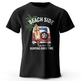 Vintage Surf Badge 100% Cotton Unisex T-Shirt