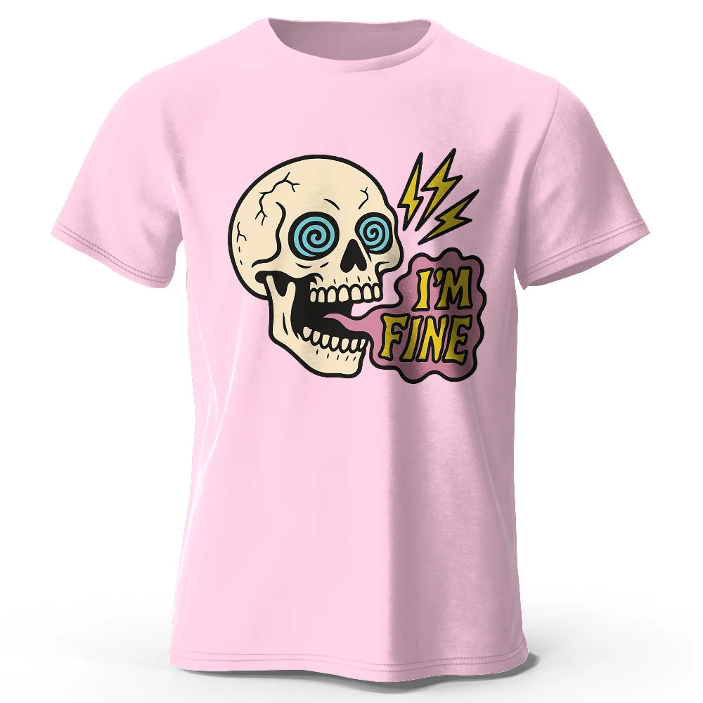 I Am Fine Cotton T-Shirt