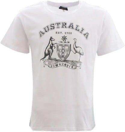 Australia Day Coat of Arms T-Shirt - 100% Cotton