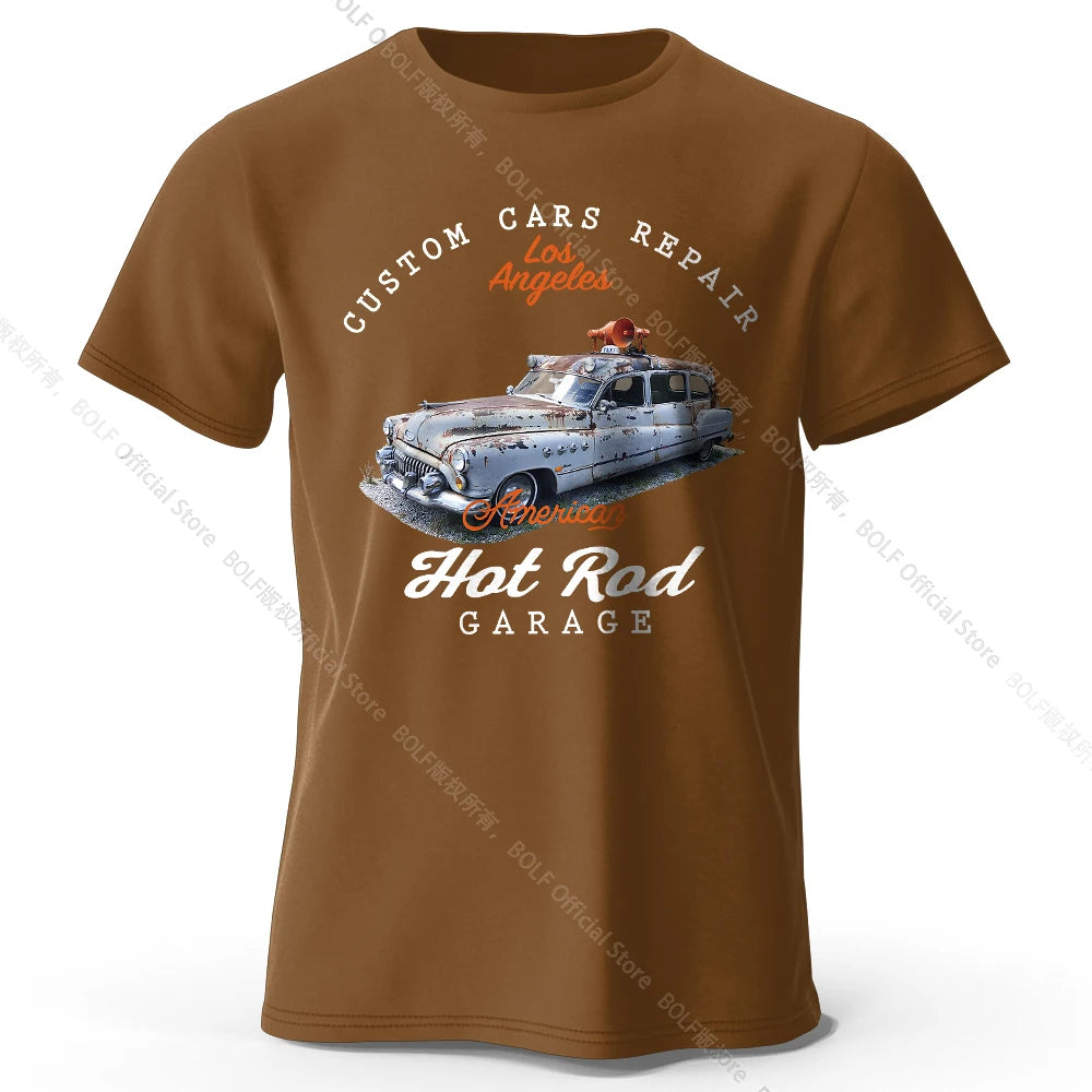 Custom Car Club Patch – 100% Cotton Unisex T-Shirt