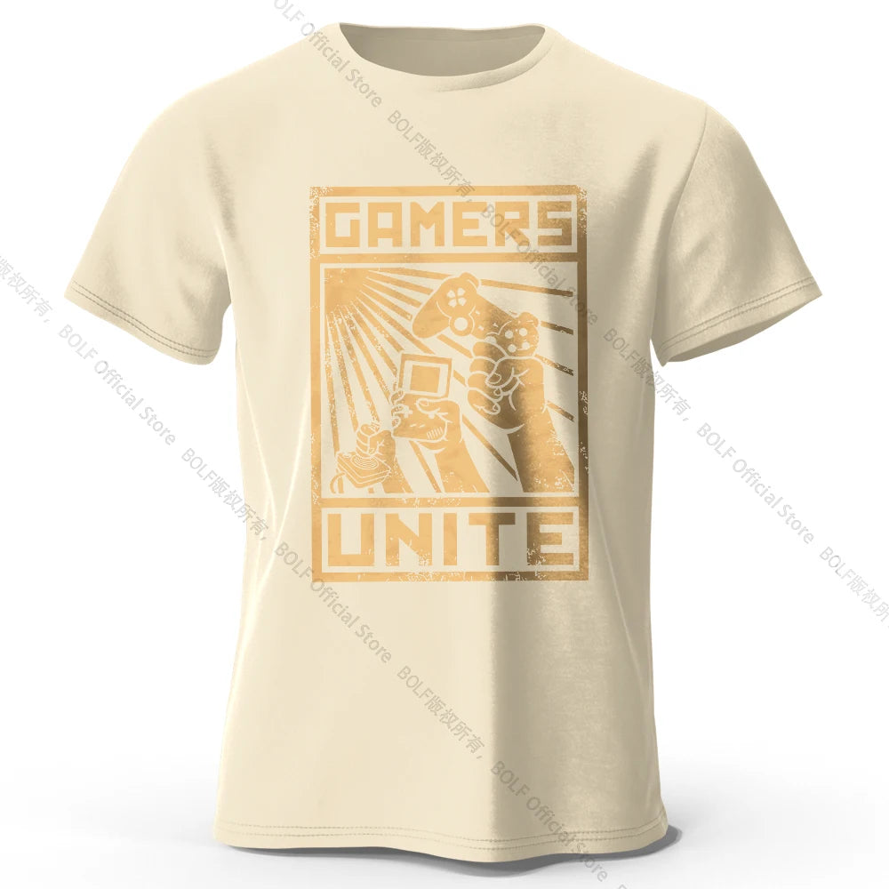 Gamers Unite – Oversized Unisex Cotton T-Shirt