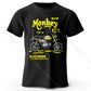Vintage Motorcycle Sketch – 100% Cotton Unisex T-Shirt