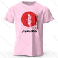 Sunset Samurai Oversized Graphic T-Shirt