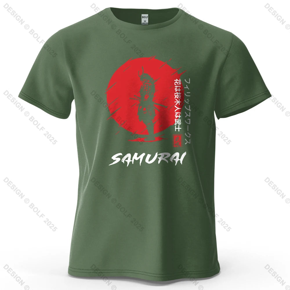 Sunset Samurai Oversized Graphic T-Shirt