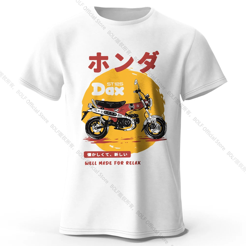 Retro Bike Art – Slim Fit Cotton T-Shirt