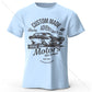 Motors Print – Oversized Unisex Cotton T-Shirt