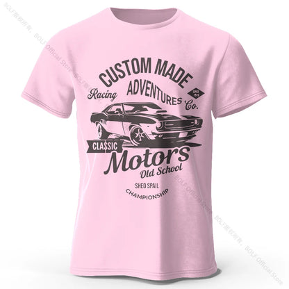 Motors Print – Oversized Unisex Cotton T-Shirt